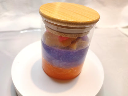 Artistic Multicolored and multi-fragrant floral Jelly Candle ✨