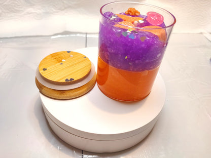 Artistic Multicolored and multi-fragrant floral Jelly Candle ✨