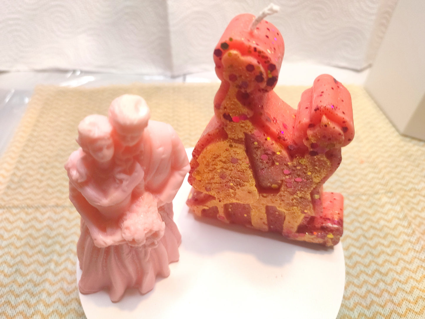 "Eternal Love &amp; Marriage" Artistic Candle and Soap Kit