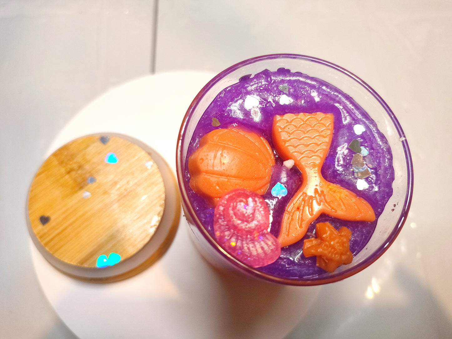 Artistic Multicolored and multi-fragrant floral Jelly Candle ✨