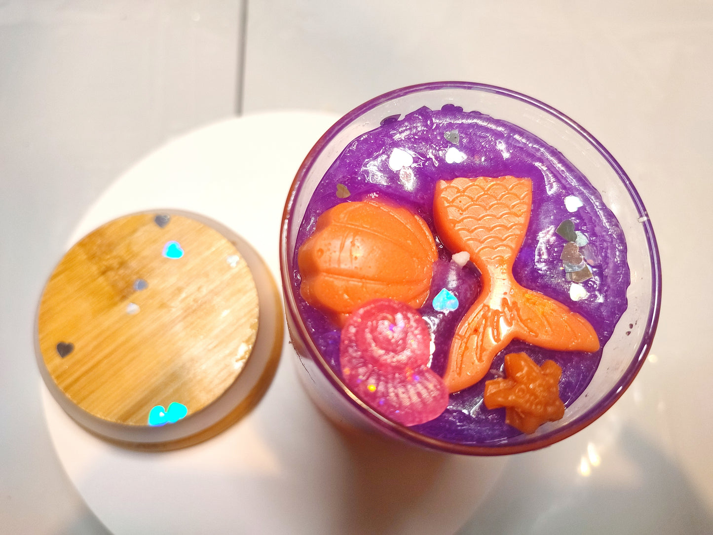 Artistic Multicolored and multi-fragrant floral Jelly Candle ✨